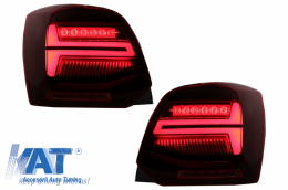 Stopuri Full LED compatibil cu VW POLO 6R 6C 61 (2011-2017) Semnal Dinamic Led Vento Look-image-6043061