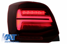 Stopuri Full LED compatibil cu VW POLO 6R 6C 61 (2011-2017) Semnal Dinamic Led Vento Look-image-6043062