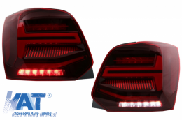 Stopuri Full LED compatibil cu VW POLO 6R 6C 61 (2011-2017) Semnal Dinamic Led Vento Look-image-6043067