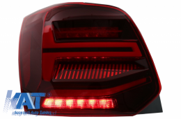 Stopuri Full LED compatibil cu VW POLO 6R 6C 61 (2011-2017) Semnal Dinamic Led Vento Look-image-6043068