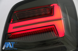 Stopuri Full LED compatibil cu VW POLO 6R 6C 61 (2011-2017) Semnal Dinamic Vento Look Fumuriu-image-6073702