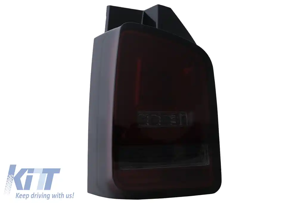 Stopuri Full LED compatibil cu VW Transporter V T5 Facelift (2010-2015) Rosu Fumuriu-image-6100031