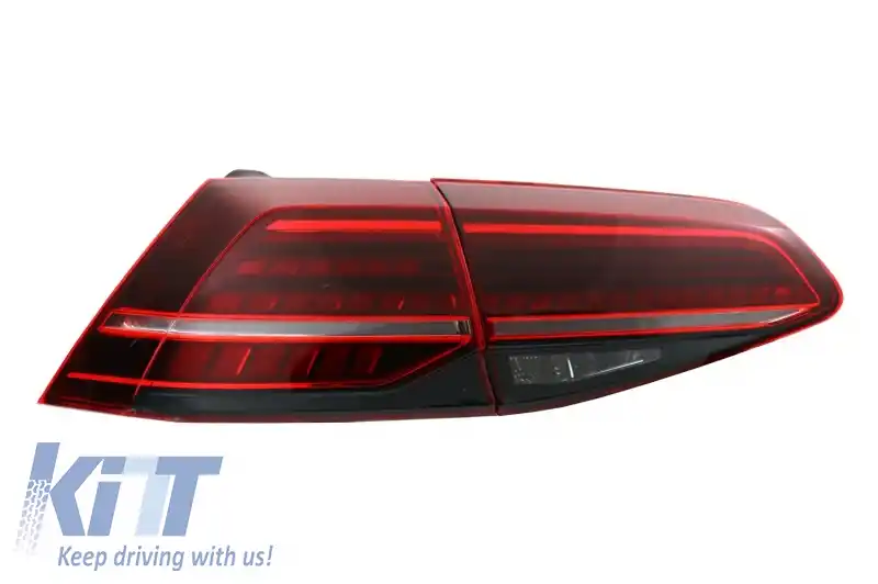 Stopuri Full LED compatibil cuVW Golf 7 & 7.5 VII (2013-2019) Facelift Retrofit G7.5 Look Dinamic Secvential-image-6041423