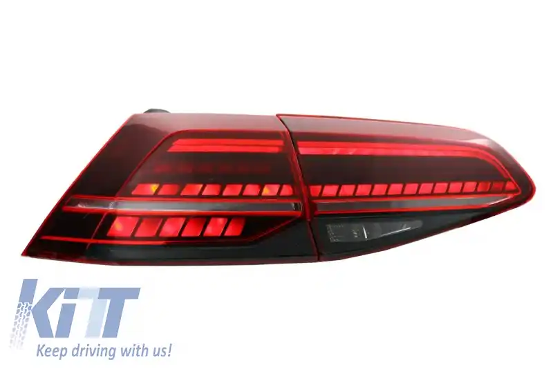 Stopuri Full LED compatibil cuVW Golf 7 & 7.5 VII (2013-2019) Facelift Retrofit G7.5 Look Dinamic Secvential-image-6041425
