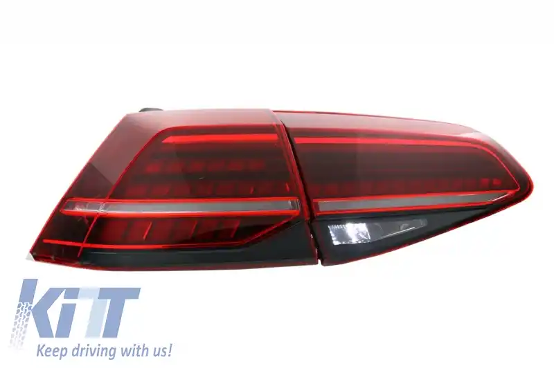 Stopuri Full LED compatibil cuVW Golf 7 & 7.5 VII (2013-2019) Facelift Retrofit G7.5 Look Dinamic Secvential-image-6041431