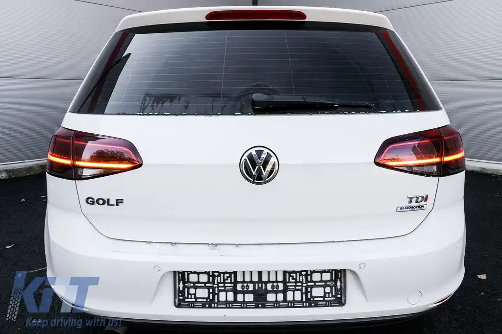 Stopuri Full LED compatibil cuVW Golf 7 & 7.5 VII (2013-2019) Facelift Retrofit G7.5 Look Dinamic Secvential-image-6077789