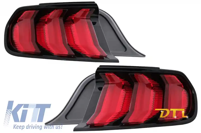 Stopuri Full LED compatibile cu Ford Mustang VI S550 (2015-2019) Semnal Dinamic Secvential