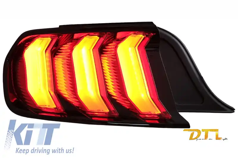 Stopuri Full LED compatibile cu Ford Mustang VI S550 (2015-2019) Semnal Dinamic Secvential-image-6059823