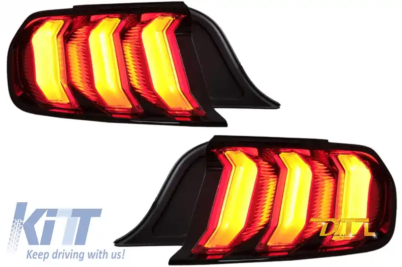 Stopuri Full LED compatibile cu Ford Mustang VI S550 (2015-2019) Semnal Dinamic Secvential-image-6059824