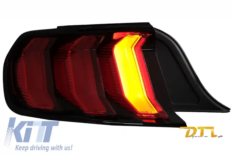 Stopuri Full LED compatibile cu Ford Mustang VI S550 (2015-2019) Semnal Dinamic Secvential-image-6059826
