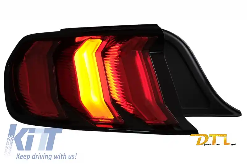 Stopuri Full LED compatibile cu Ford Mustang VI S550 (2015-2019) Semnal Dinamic Secvential-image-6059827
