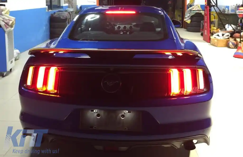 Stopuri Full LED compatibile cu Ford Mustang VI S550 (2015-2019) Semnal Dinamic Secvential-image-6127348