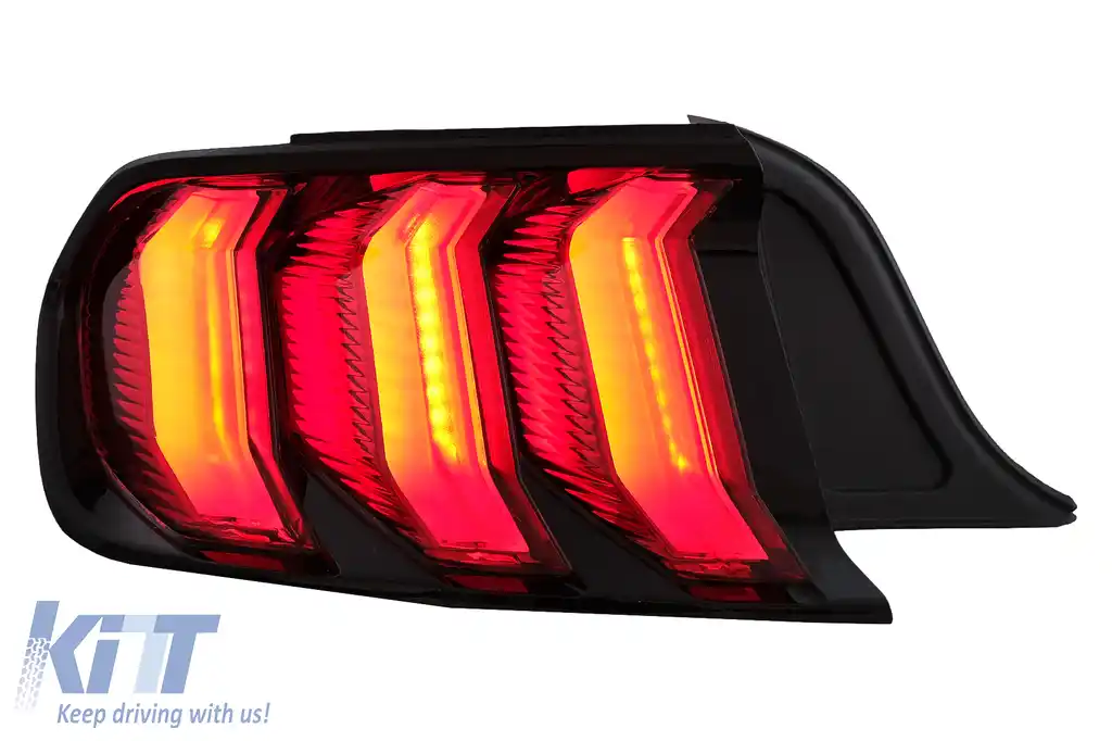 Stopuri Full LED compatibile cu Ford Mustang VI S550 (2015-2019) Semnal Dinamic Secvential-image-6107299
