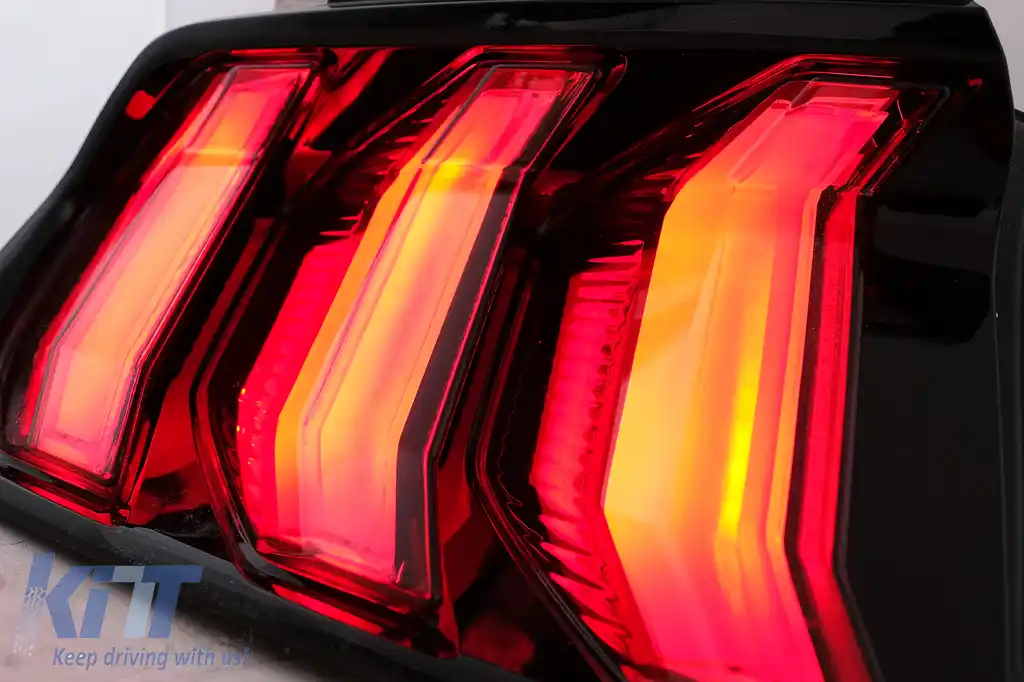 Stopuri Full LED compatibile cu Ford Mustang VI S550 (2015-2019) Semnal Dinamic Secvential-image-6107300