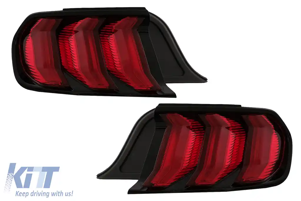 Stopuri Full LED compatibile cu Ford Mustang VI S550 (2015-2019) Semnal Dinamic Secvential-image-6107302