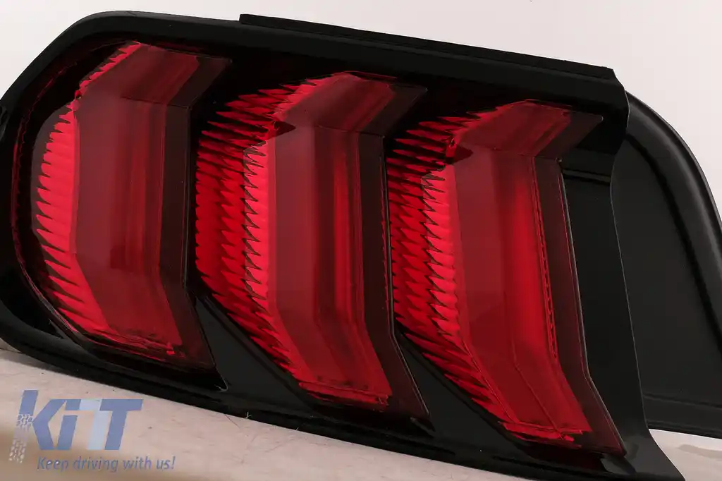 Stopuri Full LED compatibile cu Ford Mustang VI S550 (2015-2019) Semnal Dinamic Secvential-image-6107303