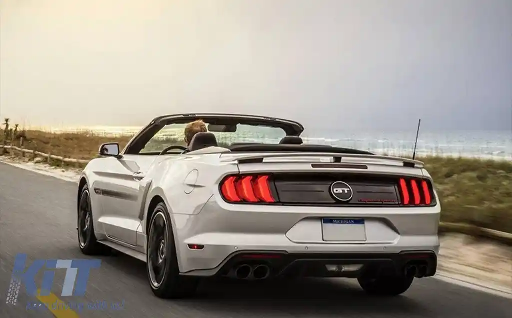 Stopuri Full LED compatibile cu Ford Mustang VI S550 (2015-2019) Semnal Dinamic Secvential-image-6107569