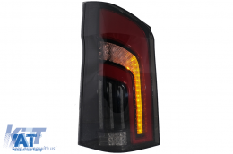 Stopuri Full LED Fumurii compatibil cu Mercedes V-Class W447 (2014-2019) modelele cu o Usa Spatecu semnal dinamic secvential-image-6090107