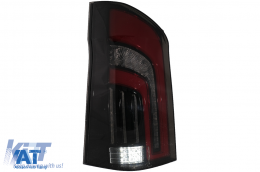 Stopuri Full LED Fumurii compatibil cu Mercedes V-Class W447 (2014-2019) modelele cu o Usa Spatecu semnal dinamic secvential-image-6090111