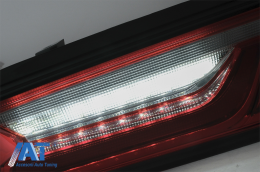 Stopuri Full LED Light Bar compatibil cu Chevrolet Camaro MK6 (05.2015-2018) Rosu cu Semnal Dinamic-image-6078625