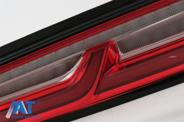 Stopuri Full LED Light Bar compatibil cu Chevrolet Camaro MK6 (05.2015-2018) Rosu cu Semnal Dinamic-image-6078628