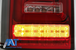 Stopuri Full LED Rosu Clar compatibile cu VW Transporter T6 (2015-2020) Semnal Dinamic-image-6064939