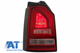 Stopuri Full LED Rosu Clar compatibile cu VW Transporter T6 (2015-2020) Semnal Dinamic-image-6064940