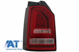 Stopuri Full LED Rosu Clar compatibile cu VW Transporter T6 (2015-2020) Semnal Dinamic-image-6064942