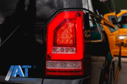 Stopuri Full LED Rosu Clar compatibile cu VW Transporter T6 (2015-2020) Semnal Dinamic-image-6064946