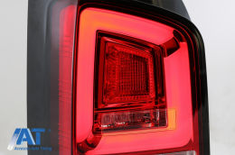 Stopuri Full LED Rosu Clar compatibile cu VW Transporter T5 (2003-2009) Semnal Dinamic-image-6073028