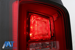 Stopuri Full LED Rosu Clar compatibile cu VW Transporter T5 (2003-2009) Semnal Dinamic-image-6073038