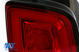 Stopuri Full LED Rosu Clar compatibile cu VW Transporter T5 (2003-2009) Semnal Dinamic-image-6073043