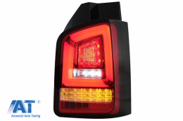 Stopuri Full LED Rosu Clar compatibile cu VW Transporter Multivan V T5 Facelift (2010-2015)-image-6073520