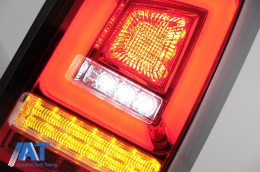 Stopuri Full LED Rosu Clar compatibile cu VW Transporter Multivan V T5 Facelift (2010-2015)-image-6073521