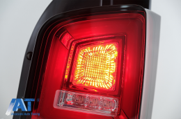 Stopuri Full LED Rosu Clar compatibile cu VW Transporter Multivan V T5 Facelift (2010-2015)-image-6073523