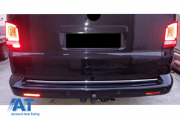 Stopuri Full LED Rosu Clar compatibile cu VW Transporter Multivan V T5 Facelift (2010-2015)-image-6083072