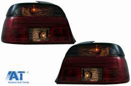 Stopuri LED BAR compatibil cu BMW 5 Series E39 Sedan (09.1995-08.2000) Rosu Fumuriu-image-6079336
