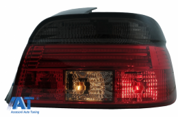 Stopuri LED BAR compatibil cu BMW 5 Series E39 Sedan (09.1995-08.2000) Rosu Fumuriu-image-6079338