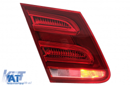 Stopuri LED BAR compatibil cu Mercedes E-Class W212 Facelift (2013-2016) Semnal Dinamic Secvential Rosu Clar-image-6090865