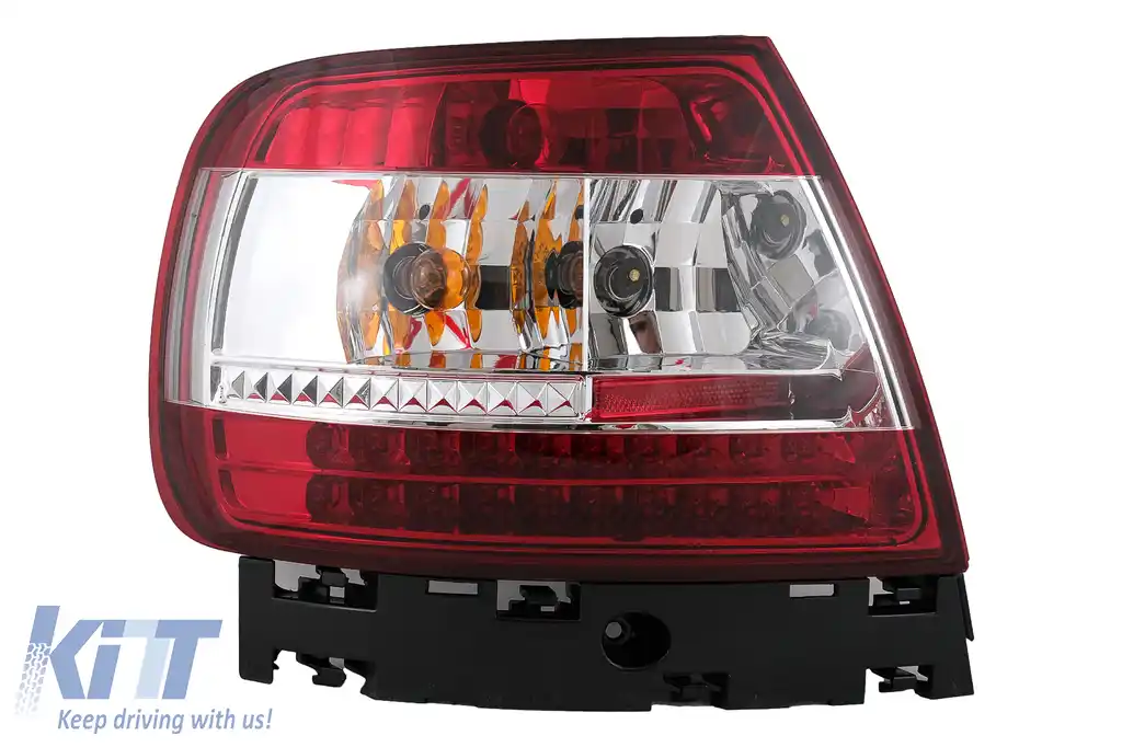Stopuri LED compatibil cu Audi A4 B5 8D (1994-2000) Limousine Rosu Clar-image-6105413