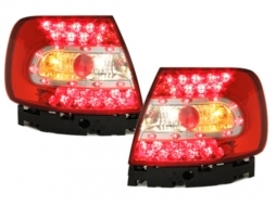 Stopuri LED compatibil cu AUDI A4 B5 Lim. 95-01  rosu/cristal-image-60603