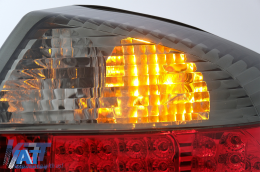 Stopuri LED compatibil cu Audi A4 B6 8E Sedan (10.2000-10.2004) Rosu Fumuriu-image-6089318