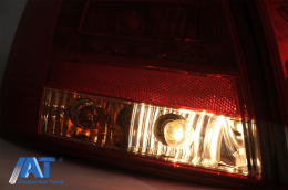 Stopuri LED compatibil cu Audi A4 B7 Avant 8ED (2004-2007) Rosu Clar-image-6086886