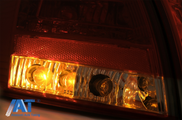 Stopuri LED compatibil cu Audi A4 B7 Avant 8ED (2004-2007) Rosu Clar-image-6086890