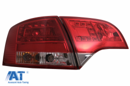 Stopuri LED compatibil cu Audi A4 B7 Avant 8ED (2004-2007) Rosu Clar-image-6086891