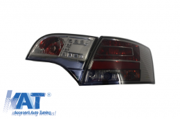 Stopuri LED compatibil cu Audi A4 B7 Avant (2004-2008) Negru-image-6012421