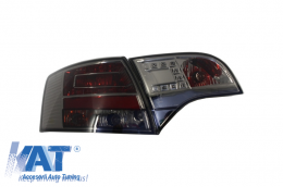 Stopuri LED compatibil cu Audi A4 B7 Avant (2004-2008) Negru-image-6012422