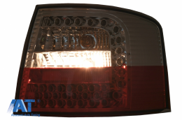 Stopuri LED compatibil cu Audi A6 4B C5 Avant Station Wagon (12.1997-01.2005) Rosu si Alb Clar-image-6077109