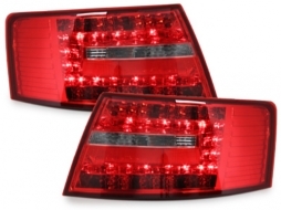 Stopuri LED compatibil cu AUDI A6 4F Limousine 04-08 Semnal LED, rosu/clar - RA19ELRC-image-60755