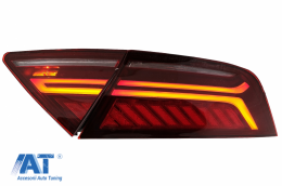 Stopuri LED compatibil cu Audi A7 4G (2010-2014) Facelift Light Bar Design-image-6013392